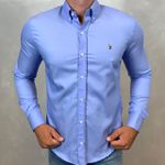 Camisa Manga Longa PRL Azul