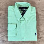 Camisa Manga Longa Linho PRL Verde