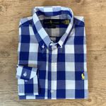 Camisa Manga Longa PRL Xadrez Azul