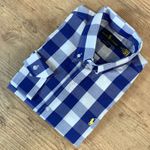 Camisa Manga Longa PRL Xadrez Azul
