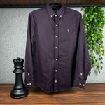 Camisa Manga Longa PRL Vinho 