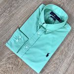 Camisa Manga Longa PRL Verde Abacate
