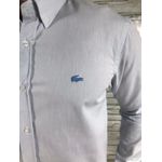 Camisa Manga Longa LCT Azul e Cinza