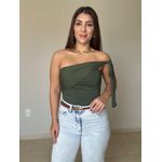 Blusa Julia de Nó Verde Militar