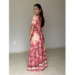 Vestido Rita Estampado Rosa