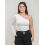 Blusa Rafa Nula Manga Branca