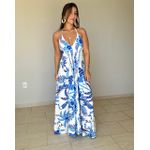 Vestido Eva Estampado Azul