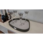 Bandeja Orgânica Stone Trissê 40x341x4,5 Cm -linha Eco