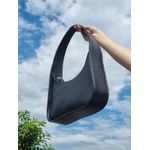 Bolsa Lua - Preta - COURO LEGÍTIMO