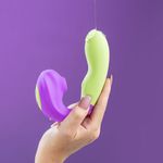Orgasmic Vibrador com Estimulo Clitoriano, Vaginal e Função Tapping