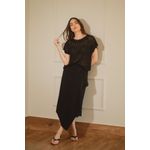 Blusa Tricot Pontos - Preto