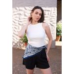 Lenço Estampa - Marinho