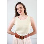 Regata Tricot Fios - Manteiga