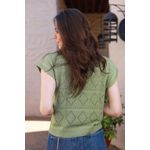 Blusa Tricot Ponto -Oliva