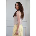 Colete Tricot Modal - Castor