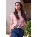 Blusa Tricot Ponto - Rosa
