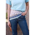 Lenço Estampa - Azul