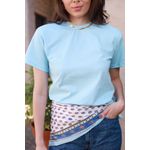 Lenço Estampa - Azul