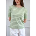 Blusa Tricot Listras - Verde