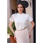 T Shirt Algodão - Off White