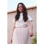 T Shirt Algodão - Off White