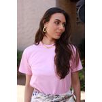 T Shirt Algodão - Rosa