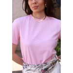 T Shirt Algodão - Rosa