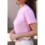 T Shirt Algodão - Rosa