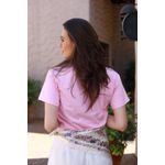 T Shirt Algodão - Rosa
