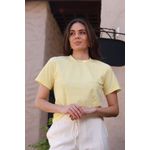 T Shirt Algodão - Amarelo