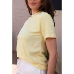 T Shirt Algodão - Amarelo