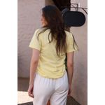 T Shirt Algodão - Amarelo