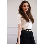 Blusa Tricot Dec V - Off White