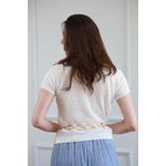 Blusa Tricot Manguinha - Off White