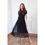 Blusa Tricot Manguinha - Preto