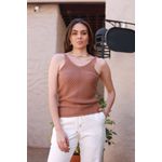 Regata Tricot Color - Caramelo