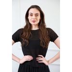 Blusa Tricot Manguinha - Preto