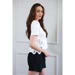 T Shirt Renda - Branco