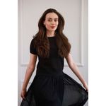 Blusa Tricot Manguinha - Preto