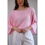 Blusa Tricot Ampla - Rosa