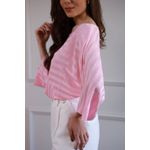 Blusa Tricot Ampla - Rosa
