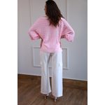 Blusa Tricot Ampla - Rosa