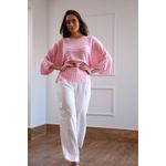 Blusa Tricot Ampla - Rosa