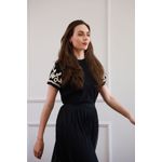 T Shirt detalhe bordado - Preto