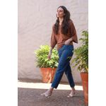 Blusa Tricot Ampla - Marrom