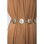 Cinto Corrente Trabalhado - Dourado