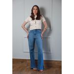 Casaqueto Tricot Botões - Off White