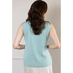 Colete Alongado -Verde Aguá