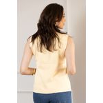 Colete Alongado - Amarelo Manteiga