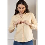 Camisa Algodão - Manteiga